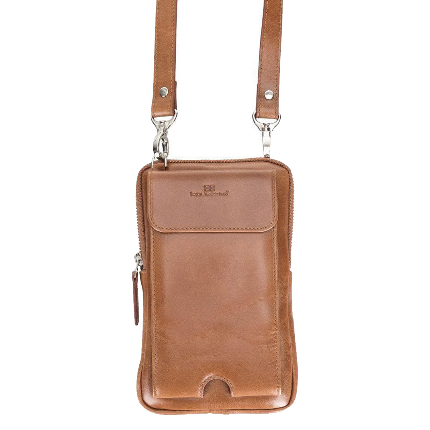 Nino Leather Crossbody Bag - TAN - saracleather