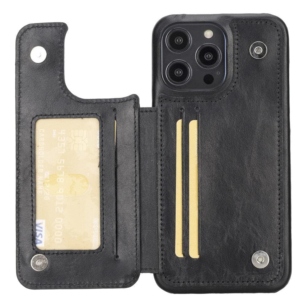 Ultimate Book iPhone 14 Series Genuine Leather Wallet