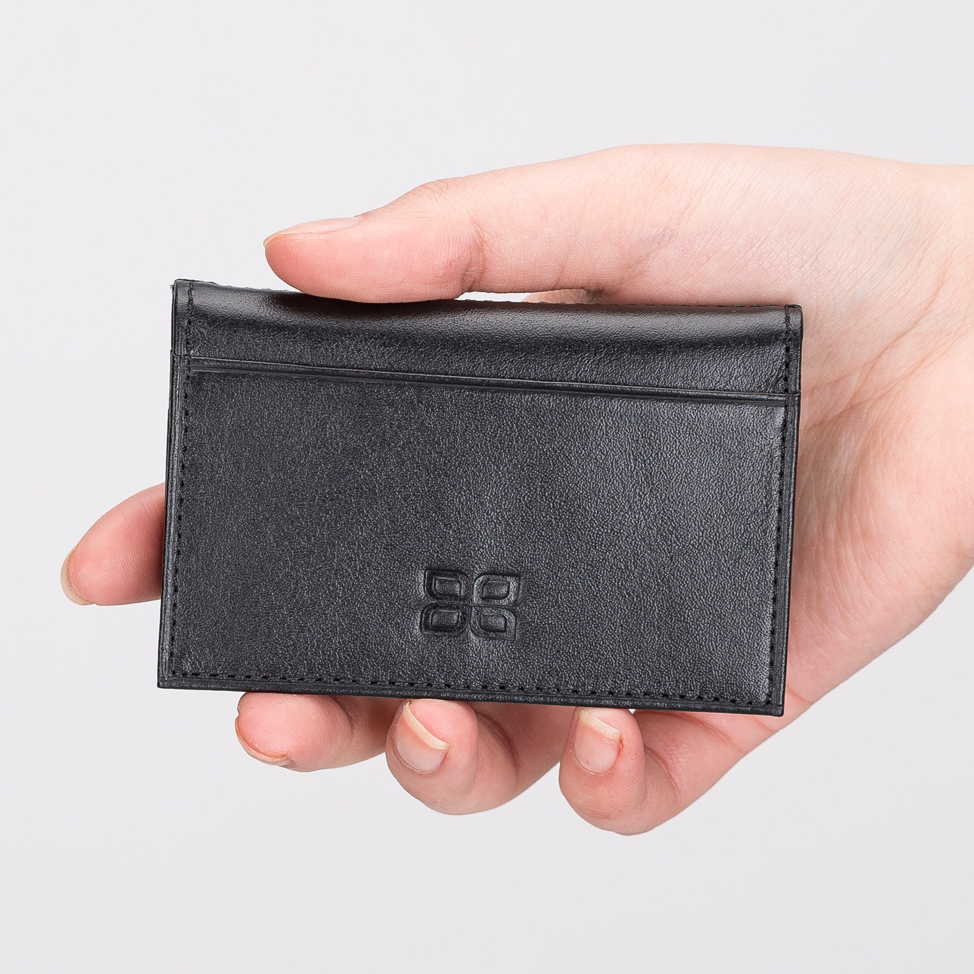 Andy Leather Business / Credit Card Holder - BLACK